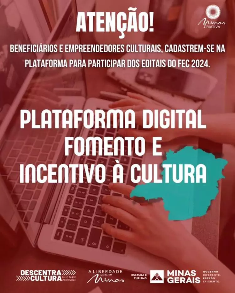 Cadastro na Plataforma Digital Fomento e Incentivo à Cultura é pré ...